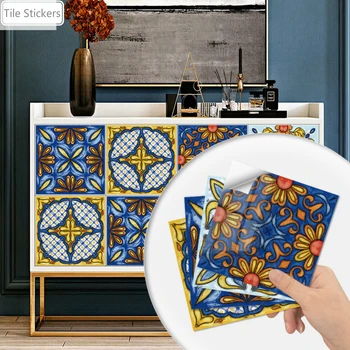 10Pcs Decorative Retro Moroccan Tiles PVC Tile Sticker Wall Art Decal Adhesive Waterproof Kitchen Back splash Bathroom Furniture
10Pcs Decorative Retro Moroccan Tiles PVC Tile Sticker Wall Art Decal Adhesive Waterproof Kitchen Back splash Bathroom Furniture