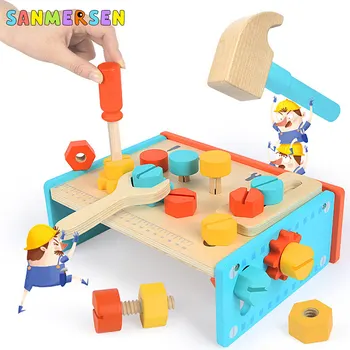 Wooden Tools Toy Kid Tool Table Disassemble Table Games Learning Educational Wooden Tool Toy Repair Tools Screw Assembly Toys
Wooden Tools Toy Kid Tool Table Disassemble Table Games Learning Educational Wooden Tool Toy Repair Tools Screw Assembly Toys