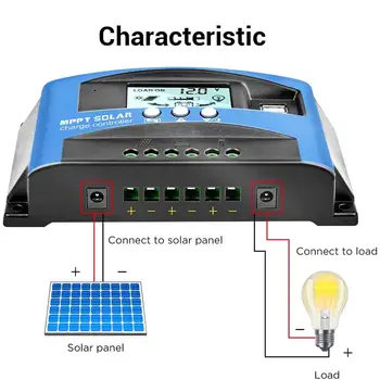 MPPT Solar Charge Controller 100A 60A 50A 30A 10A ADual USB LCD Display 12V 24V Solar Cell Panel Charger Regulator with Load
MPPT Solar Charge Controller 100A 60A 50A 30A 10A ADual USB LCD Display 12V 24V Solar Cell Panel Charger Regulator with Load