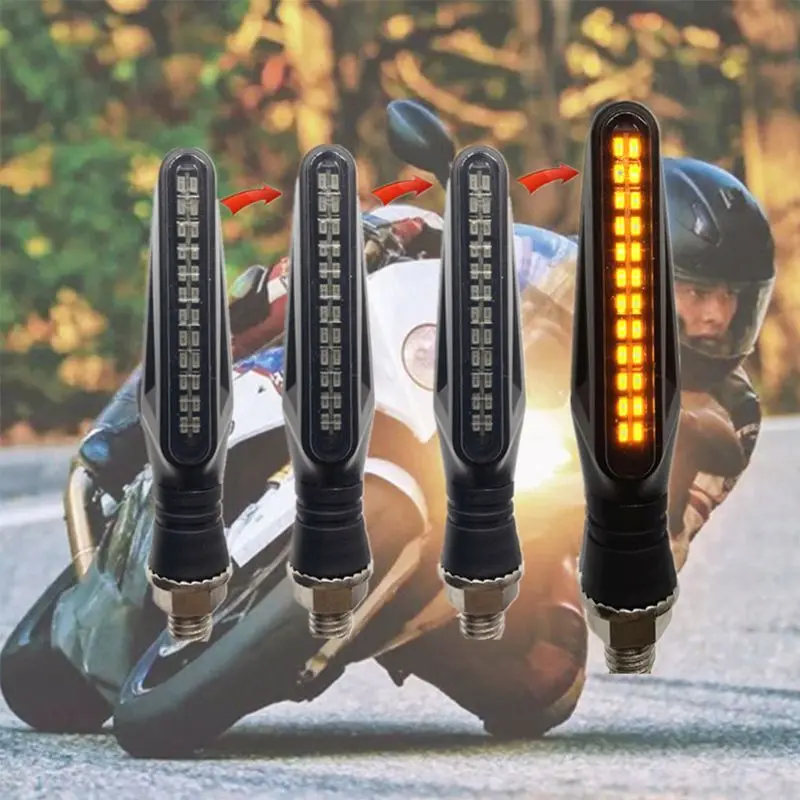 4Pcs Universal Motorcycle 24 LED Turn Signal Light Bendable Indicator Blinker G6KC
4Pcs Universal Motorcycle 24 LED Turn Signal Light Bendable Indicator Blinker G6KC