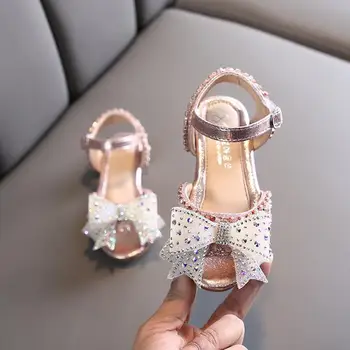 Girls Crystal shoes For Summer Rhinestone Princess Sandals Dress Shoes For Baby Girls Children Leather Shoes With Bowtie
Girls Crystal shoes For Summer Rhinestone Princess Sandals Dress Shoes For Baby Girls Children Leather Shoes With Bowtie