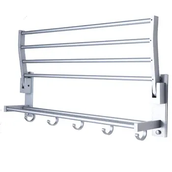 Alumimum Foldable Bathroom Towel Rack Holder Storage Hanger Kitchen Hotel Washcloth Clothes Shelf With Hooks
Alumimum Foldable Bathroom Towel Rack Holder Storage Hanger Kitchen Hotel Washcloth Clothes Shelf With Hooks