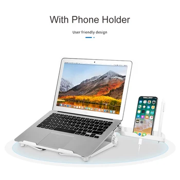 Multifunction Laptop Stand Folding Notebook Holder Cooling Bracket Computer Desk for Macbook Pro iPad Tablet 10"-17" Universal
Multifunction Laptop Stand Folding Notebook Holder Cooling Bracket Computer Desk for Macbook Pro iPad Tablet 10"-17" Universal