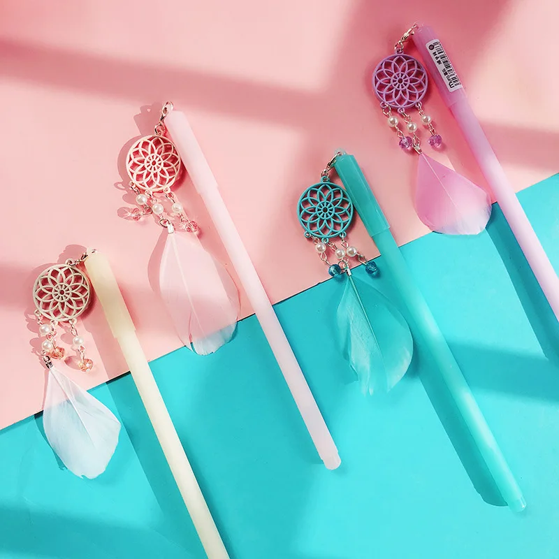 1 Pc Creative Cute Small Fresh Feather Pendant Gel Pen Student Kawaii Prize Gift Office Write Signing Pens Supplies Stationery
1 Pc Creative Cute Small Fresh Feather Pendant Gel Pen Student Kawaii Prize Gift Office Write Signing Pens Supplies Stationery