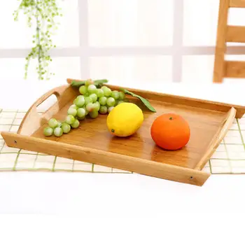 Rectangular Bamboo Wooden Serving Tray Tableware Dinner Breakfast Tea Holder Tray Fruit Snack Plates For Home Hotel
Rectangular Bamboo Wooden Serving Tray Tableware Dinner Breakfast Tea Holder Tray Fruit Snack Plates For Home Hotel