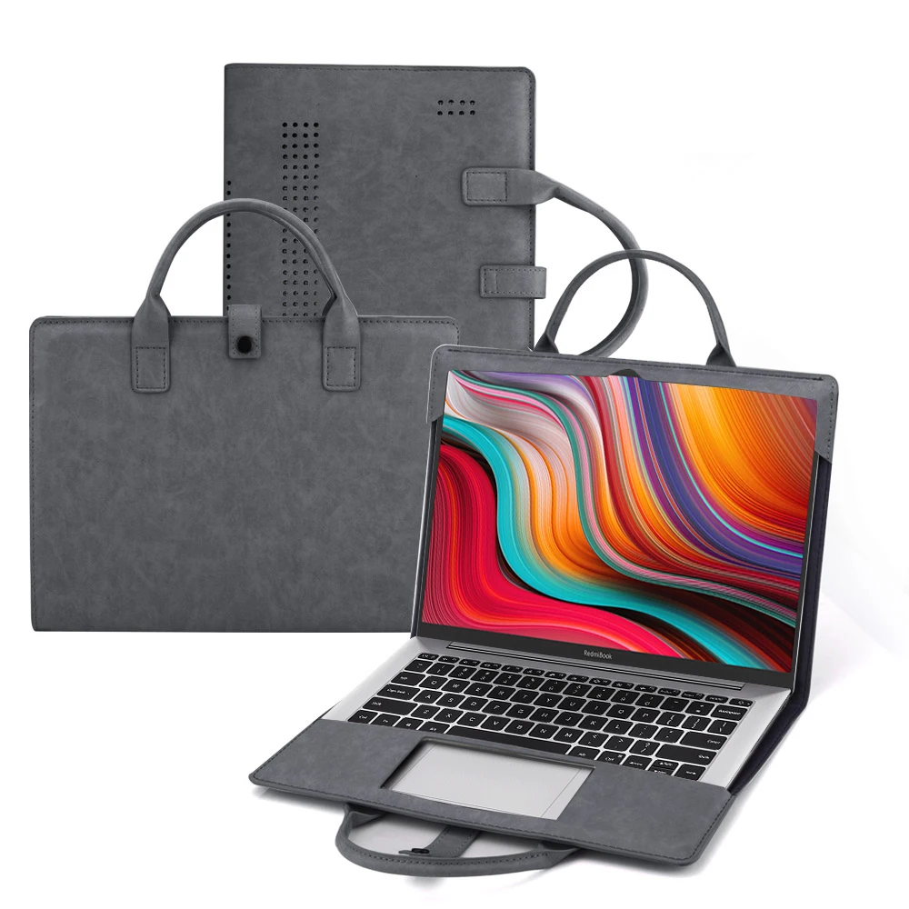 For Xiaomi RedmiBook 13.3 Inch Case PU Leather Laptop Bag Portable Computer Handbag Multi-Functional Scratched Protective Bags
For Xiaomi RedmiBook 13.3 Inch Case PU Leather Laptop Bag Portable Computer Handbag Multi-Functional Scratched Protective Bags