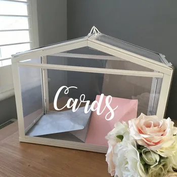 Wedding Card Box Vinyl Sticker Wedding Reception custom name decor Card Box Sticker Ceremony Cards decal JH246
Wedding Card Box Vinyl Sticker Wedding Reception custom name decor Card Box Sticker Ceremony Cards decal JH246