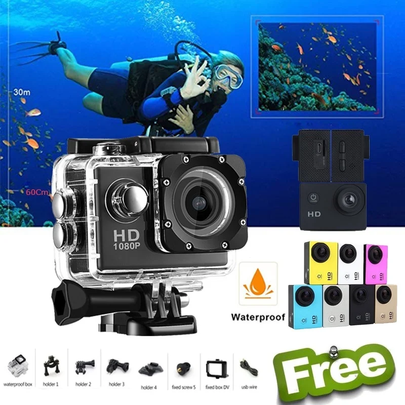 Home Use Outdoor Sport Action Mini Camera Waterproof Cam Screen Color Water Resistant Video Surveillance Underwater Camera video
Home Use Outdoor Sport Action Mini Camera Waterproof Cam Screen Color Water Resistant Video Surveillance Underwater Camera video