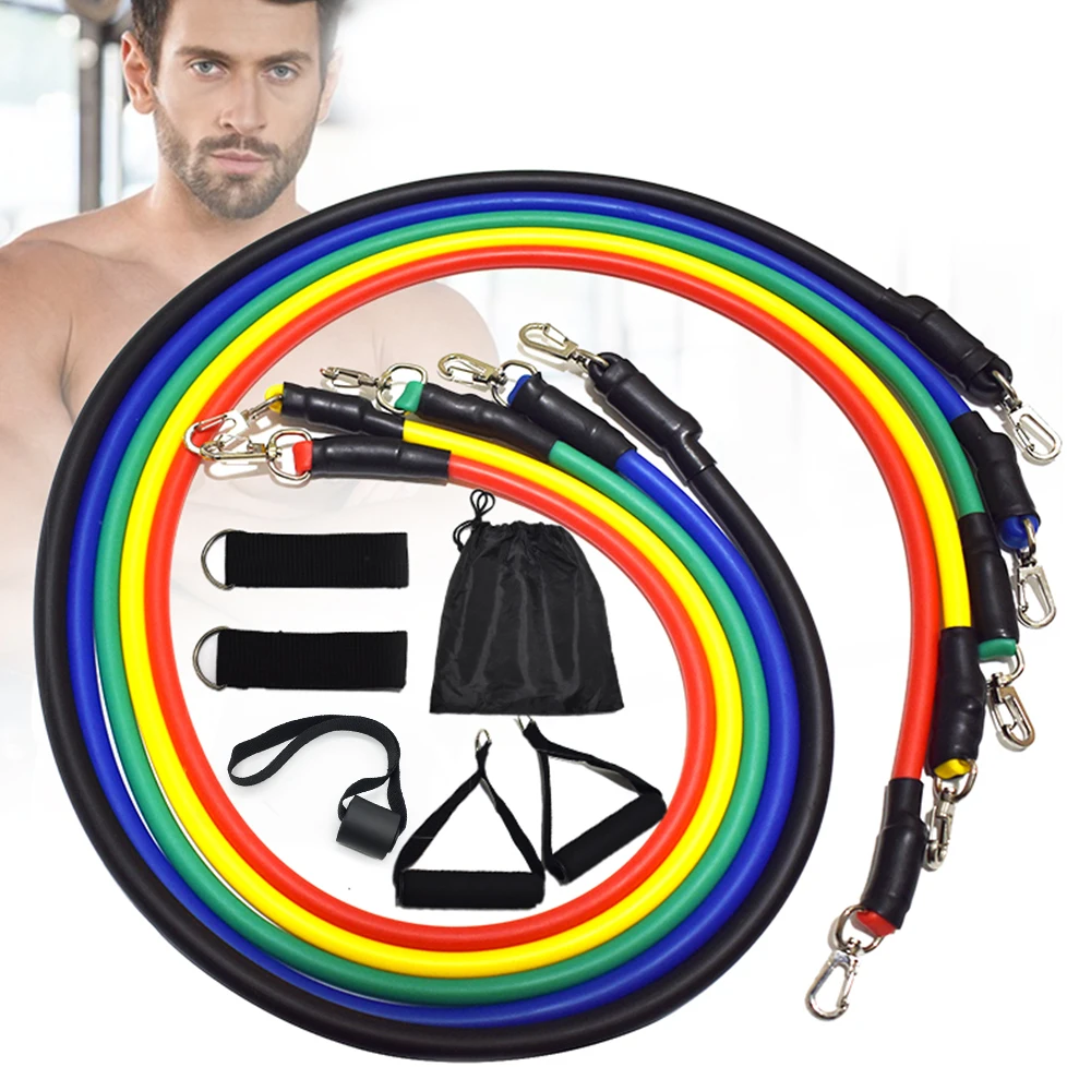 Elastic Expander Pull Rope Resistance Bands Set Yoga Fitness with Door Anchor Ankle Straps for Training Physical 11PCS
Elastic Expander Pull Rope Resistance Bands Set Yoga Fitness with Door Anchor Ankle Straps for Training Physical 11PCS