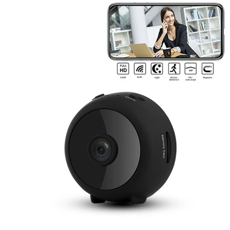 NEW! HD 1080P Mini Camera Wireless Remote Wifi Security Cam Night Vision Motion Action Detects Invisible Night vision IP Hidden
NEW! HD 1080P Mini Camera Wireless Remote Wifi Security Cam Night Vision Motion Action Detects Invisible Night vision IP Hidden