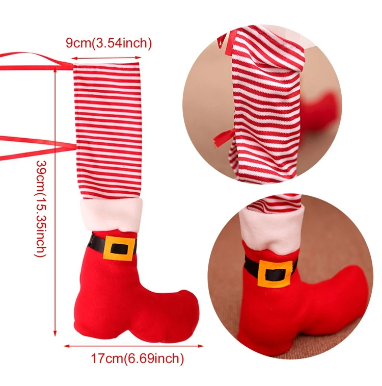 Christmas Elf Chair Leg Covers Christmas Elf Chair Leg Covers