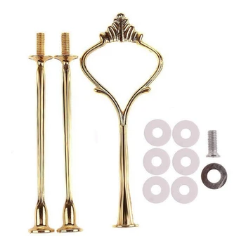 Hot Sale Tier Cake Plate Stand Handle Crown Fitting Metal Wedding Party For Wedding Birthday Party Afternoon Tea 
Hot Sale Tier Cake Plate Stand Handle Crown Fitting Metal Wedding Party For Wedding Birthday Party Afternoon Tea