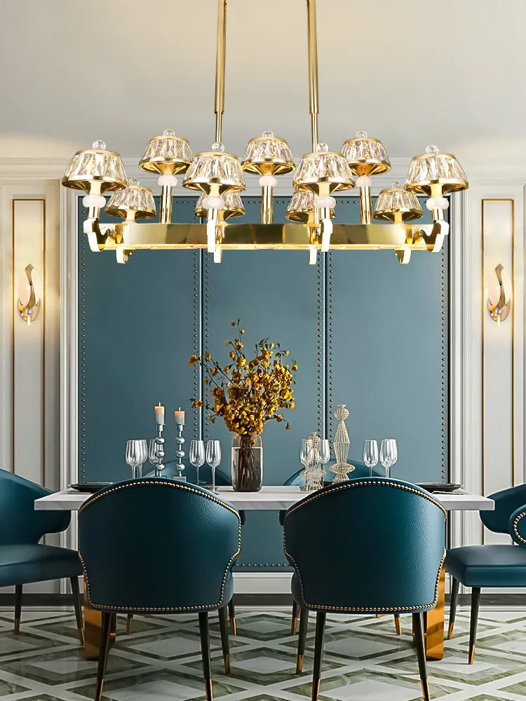 Creative Dining Room Crystal Hanging Lamp Luxury Villa Restaurant Postmodern Chandeliers Simple Modern Home Led Lighting Fixture
Creative Dining Room Crystal Hanging Lamp Luxury Villa Restaurant Postmodern Chandeliers Simple Modern Home Led Lighting Fixture