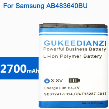 GUKEEDIANZI Battery AB483640BU For Samsung J608 C3050C S7350C F619 C3050 E740 E748 F110 F118 G618 L600 L608 B3210 M519 2700mAh
GUKEEDIANZI Battery AB483640BU For Samsung J608 C3050C S7350C F619 C3050 E740 E748 F110 F118 G618 L600 L608 B3210 M519 2700mAh