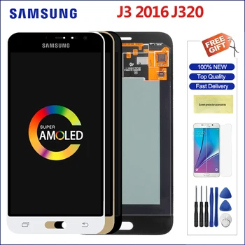 AMOLED Lcd for Samsung Galaxy J3 2016 LCD Display Screen Touch Screen Panel Digitizer Replacement for Samsung J320 J320F J320FN
AMOLED Lcd for Samsung Galaxy J3 2016 LCD Display Screen Touch Screen Panel Digitizer Replacement for Samsung J320 J320F J320FN