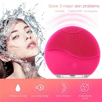 USB Charger Face Cleansing Pad Mini Electric Massage Brush Silicone Face Cleaner Deep Pore Cleansing Waterproof Skin Care Tool
USB Charger Face Cleansing Pad Mini Electric Massage Brush Silicone Face Cleaner Deep Pore Cleansing Waterproof Skin Care Tool
