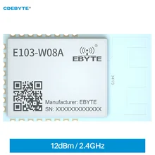 Wifi Module E103-W08A 2.4G Wifi Dual ARM Core TCP HTTP Client MQTT Low Power Consumption PCB Antenna Wireless WIFI Module
Wifi Module E103-W08A 2.4G Wifi Dual ARM Core TCP HTTP Client MQTT Low Power Consumption PCB Antenna Wireless WIFI Module