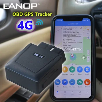 EANOP OBD2 GPS Tracker 4G Realtime Tracking History Route Playback Diagnostic Tool Car Geo fence Plug Out Alarm Free APP
EANOP OBD2 GPS Tracker 4G Realtime Tracking History Route Playback Diagnostic Tool Car Geo fence Plug Out Alarm Free APP