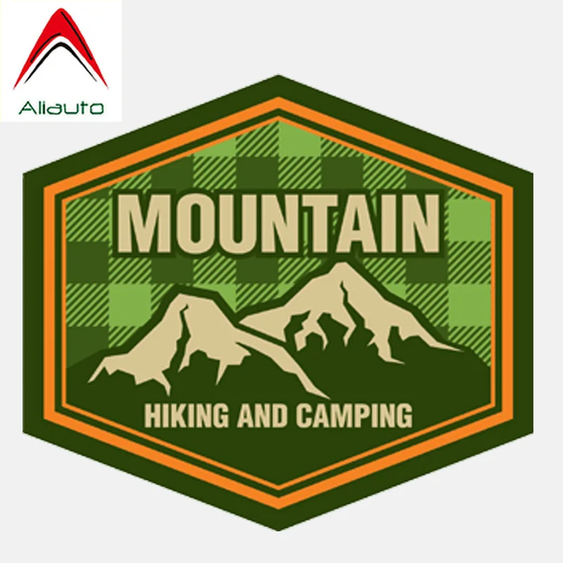 Aliauto Personality Funny Car Sticker Mountain Hiking Camping Climbing PVC Waterproof Sunscreen Decal Motorcycle 15cm*13cm | Автомобили и