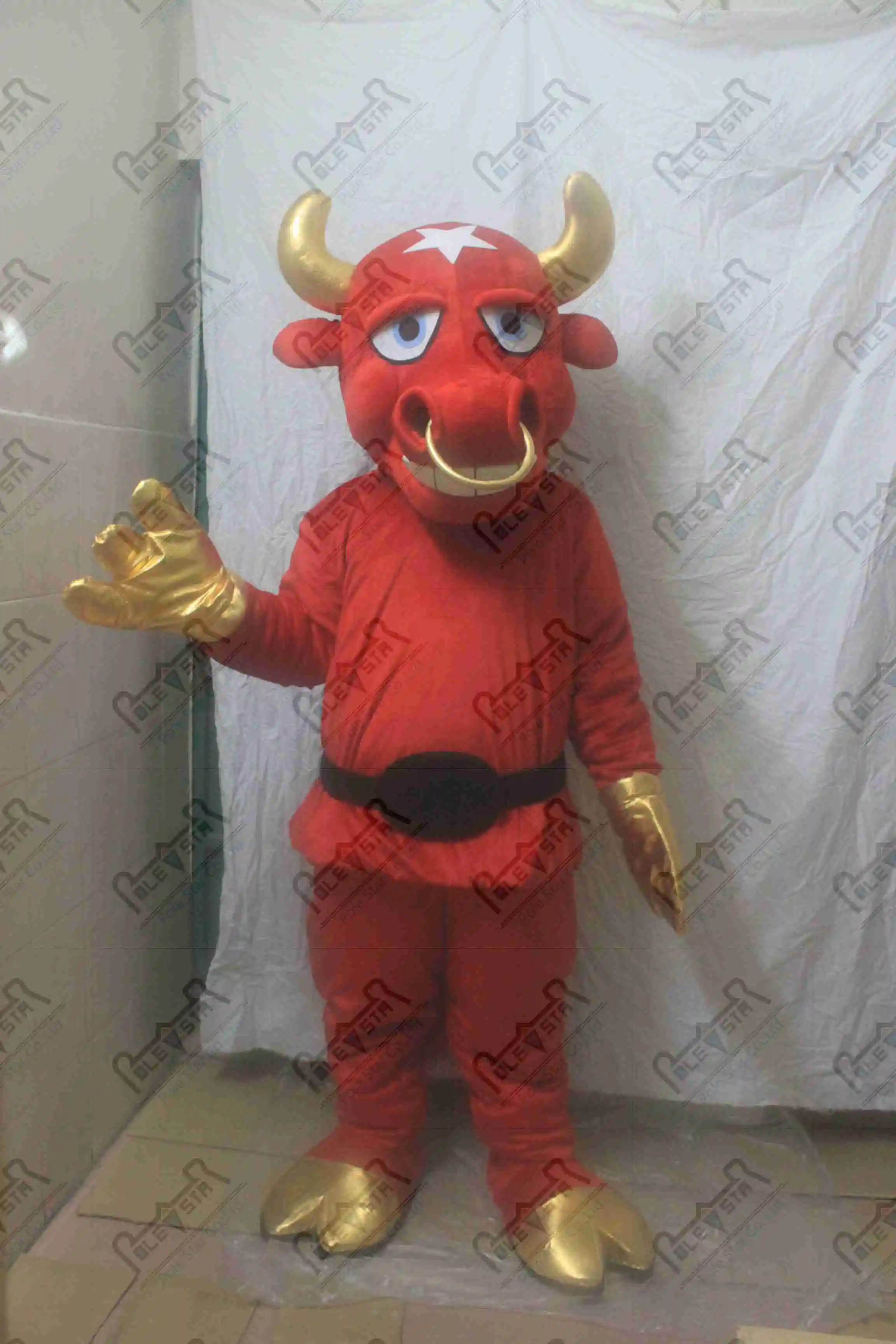 angry bull mascot costumes cartoon red cattle costumes 3D face ox costumes
angry bull mascot costumes cartoon red cattle costumes 3D face ox costumes