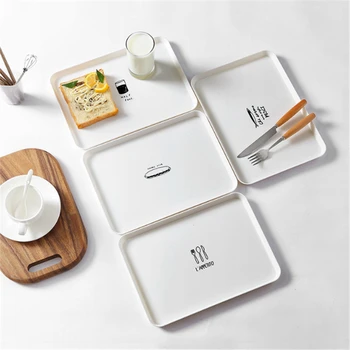 Nordic White Rectangular Fruit Plate Home Breakfast Dinner Tray Plastic Tea Tray Food Storage Tray Kitchen Desktop Organizer
Nordic White Rectangular Fruit Plate Home Breakfast Dinner Tray Plastic Tea Tray Food Storage Tray Kitchen Desktop Organizer