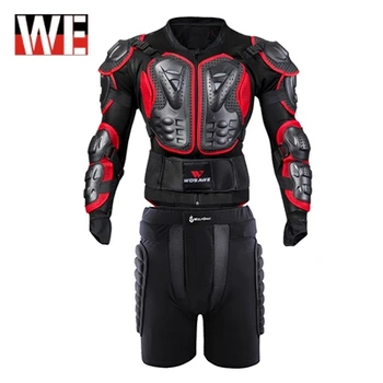 WOSAWE Full Body Protection Jacket Motorcycle Protective Armor Jacket Motocross Downhill Racing Chest Back Protector Hip Guard