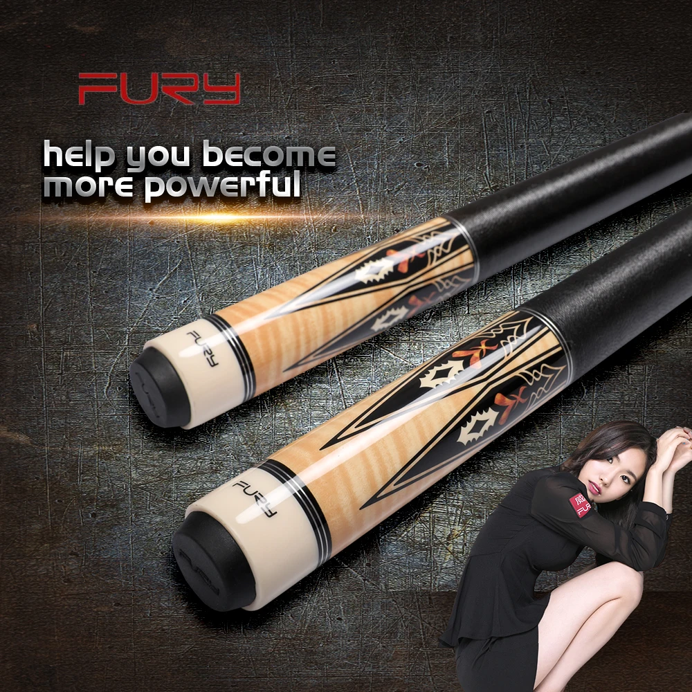 Fury Billiard Pool Cue FU 11.75mm12.75mm Tiger Tip 147cm Length Professional Maple Shaft 10Teeth Joint Stick Billiard Kit China
Fury Billiard Pool Cue FU 11.75mm12.75mm Tiger Tip 147cm Length Professional Maple Shaft 10Teeth Joint Stick Billiard Kit China
