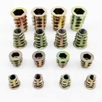 300pcs/lot M4 M5 M6 M8 M10 Zinc Alloy Thread For Wood Insert Nut Flanged Hex Socket Head Embedded Furniture Nuts Hexagon E-nut
300pcs/lot M4 M5 M6 M8 M10 Zinc Alloy Thread For Wood Insert Nut Flanged Hex Socket Head Embedded Furniture Nuts Hexagon E-nut