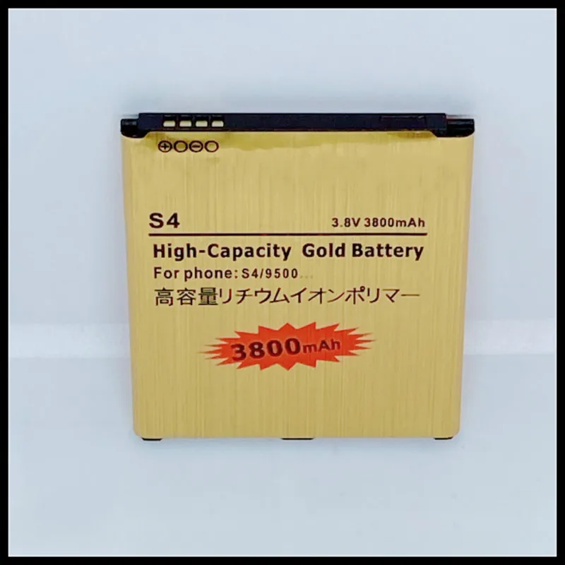 Высокая емкость B600BC Золотой S4 запасная батарея для Samsung Galaxy SIV i9500 i9508 i9502 i959 i9505