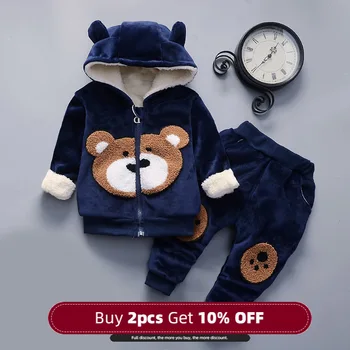 Menoea 2020 New Baby Boys Winter Warm Outfits Zipper Long Sleeve hooded Jackets and Pants 2PCS Kids Girls Cartoon Suits
Menoea 2020 New Baby Boys Winter Warm Outfits Zipper Long Sleeve hooded Jackets and Pants 2PCS Kids Girls Cartoon Suits