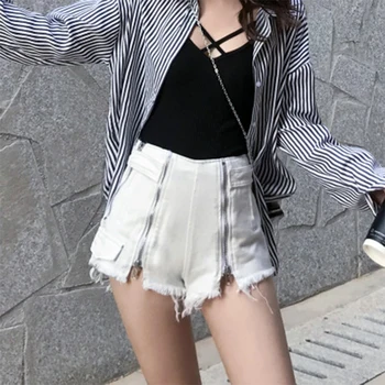 Vintage Jeans Shorts Women High Waist Denim Shorts Zipper Black Ripped Short Trouser Lady Clothing Summer Beach Sexy Shorts Girl
Vintage Jeans Shorts Women High Waist Denim Shorts Zipper Black Ripped Short Trouser Lady Clothing Summer Beach Sexy Shorts Girl