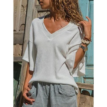 Women Solid Three Quarter Sleeve Batwing Sleeve Blouses Woman Party Club Blouse Ladies Autumn Casual Tops Female Clothes Hotsale
Women Solid Three Quarter Sleeve Batwing Sleeve Blouses Woman Party Club Blouse Ladies Autumn Casual Tops Female Clothes Hotsale