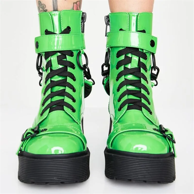 cowboy boots green