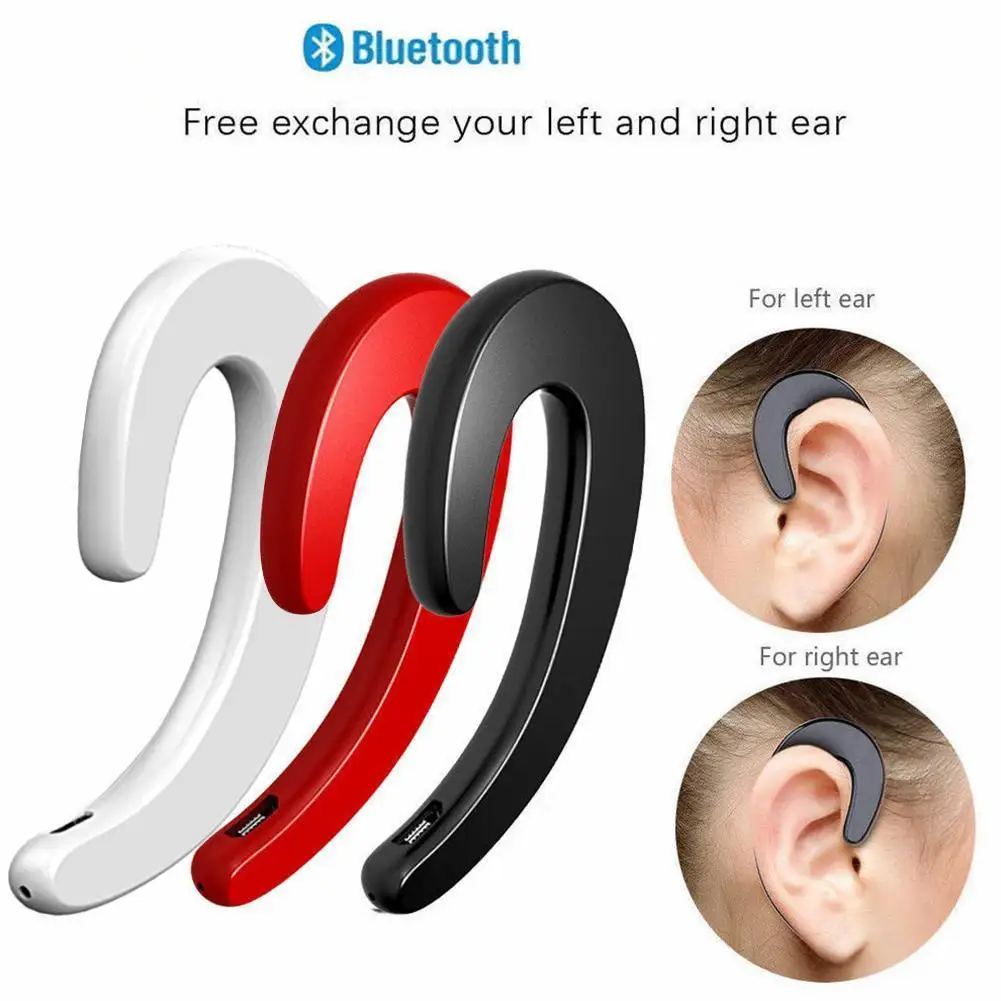 Wireless Earphone Ear Hook Bone Conduction Volume Control Mic Stereo Bluetooth Handsfree bluetooth With Wireless Sports hea V9Z0
Wireless Earphone Ear Hook Bone Conduction Volume Control Mic Stereo Bluetooth Handsfree bluetooth With Wireless Sports hea V9Z0
