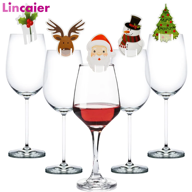 10pcs Christmas Wine Glass Decorations For Home Table Place Cards Santa Claus Xmas Tree Snowman New Year Party Supplies
10pcs Christmas Wine Glass Decorations For Home Table Place Cards Santa Claus Xmas Tree Snowman New Year Party Supplies