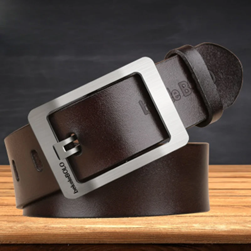 Fashion Pin Buckle Strap for Male Jean Men Belt Top Quality Genuine Leather Luxury Strap Male Belts for Men Designer Men's Belt
Fashion Pin Buckle Strap for Male Jean Men Belt Top Quality Genuine Leather Luxury Strap Male Belts for Men Designer Men's Belt