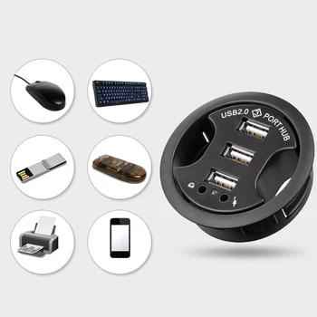 Stereo Sound Adapter Mobile Accessories Multifunctional Desk USB 2.0 Overload Protection Portable Hub High Speed Black 3 Ports
Stereo Sound Adapter Mobile Accessories Multifunctional Desk USB 2.0 Overload Protection Portable Hub High Speed Black 3 Ports