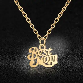 100% Stainless Steel Best Mom Charm Necklace Never Tarnish Steel High Polished Mum Family Mother Pendant Women Necklaces
100% Stainless Steel Best Mom Charm Necklace Never Tarnish Steel High Polished Mum Family Mother Pendant Women Necklaces