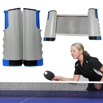 Retractable Table Tennis Net Portable Anywhere Retractable Ping Pong Post Net Rack for Any Table Tennis Accessories Equipment
Retractable Table Tennis Net Portable Anywhere Retractable Ping Pong Post Net Rack for Any Table Tennis Accessories Equipment