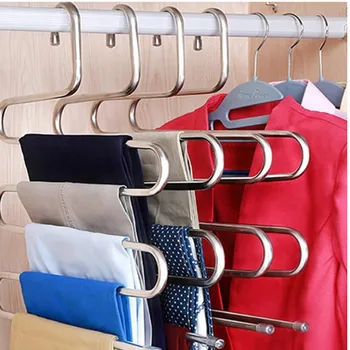1pcs Multi Layer Clothes Rack S Shape MultiFunctional Clothes Hangers Pants Storage Hangers Cloth Rack Multilayer Storage
1pcs Multi Layer Clothes Rack S Shape MultiFunctional Clothes Hangers Pants Storage Hangers Cloth Rack Multilayer Storage