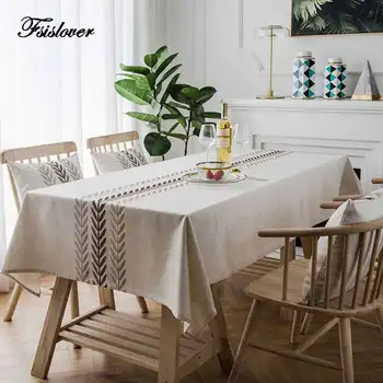 FSISLOVER New Arrival Table Cloth Embroidery High Quality Polyester Table Cover Waterproof Decorative Tablecloth Tafelkleed
FSISLOVER New Arrival Table Cloth Embroidery High Quality Polyester Table Cover Waterproof Decorative Tablecloth Tafelkleed