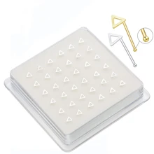 Lot Of 36Pcs 925 Sterling Silver Hollow Triangle Nose Stud Pin Nose Piercing Nostril Body Jewelry Piercing Nariz Aros Plata
Lot Of 36Pcs 925 Sterling Silver Hollow Triangle Nose Stud Pin Nose Piercing Nostril Body Jewelry Piercing Nariz Aros Plata