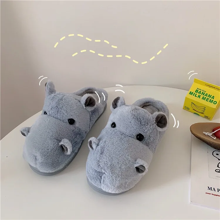 Cartoon Cotton Slippers Women's Winter Cute Animal Warm with Half a Pack of Plush Slippers Indoor Household
Cartoon Cotton Slippers Women's Winter Cute Animal Warm with Half a Pack of Plush Slippers Indoor Household