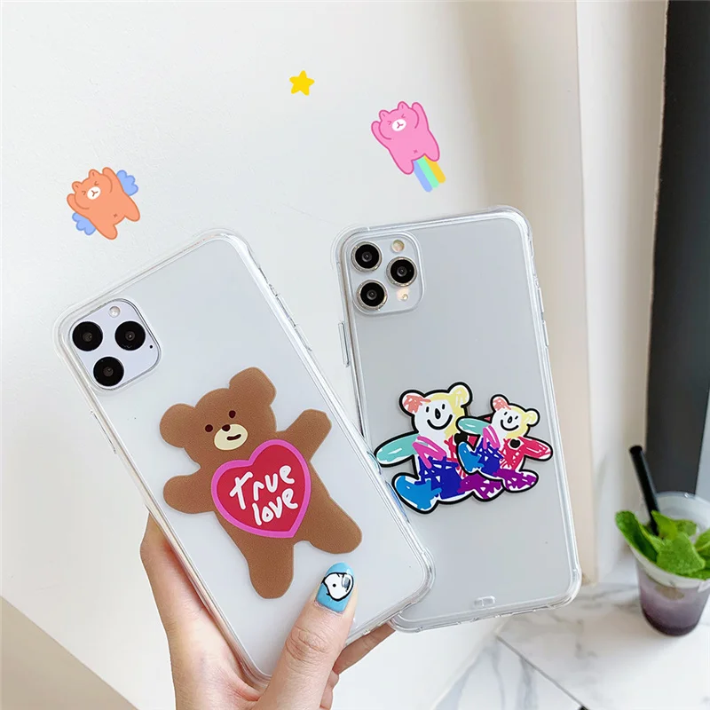 Graffiti bears hard back cover for iphone 8Plus 8 7 Plus 11 Pro Max X XR XS MAX love heart bear soft edge phone case cute funda
Graffiti bears hard back cover for iphone 8Plus 8 7 Plus 11 Pro Max X XR XS MAX love heart bear soft edge phone case cute funda