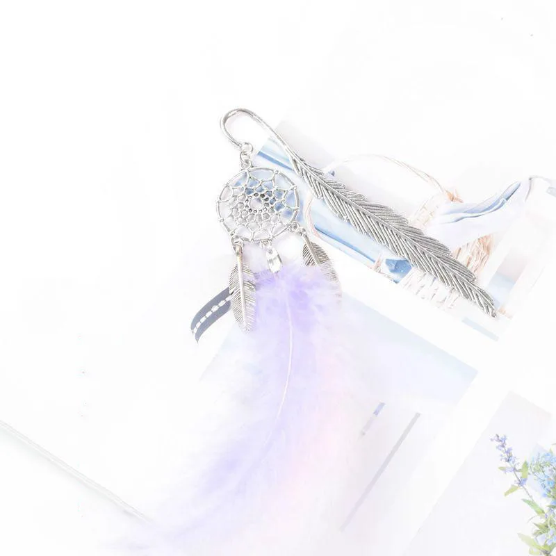Creative New Dream Catcher Pendant Bookmark Girly Heart Feather Metal Hollow Book Paging Folder Learning Stationery
Creative New Dream Catcher Pendant Bookmark Girly Heart Feather Metal Hollow Book Paging Folder Learning Stationery
