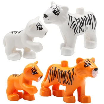 Tigers Baby Toy Mom and Kid 2psc kit Animal Building Blocks Model Dolls Big Size Collection Moc Bricks Gift for Children Kids
Tigers Baby Toy Mom and Kid 2psc kit Animal Building Blocks Model Dolls Big Size Collection Moc Bricks Gift for Children Kids