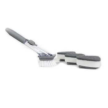 Automatic Liquid Addition Long Handle Cleaning Brush Kitchen Sponge Dishwashing 57BB
Automatic Liquid Addition Long Handle Cleaning Brush Kitchen Sponge Dishwashing 57BB
