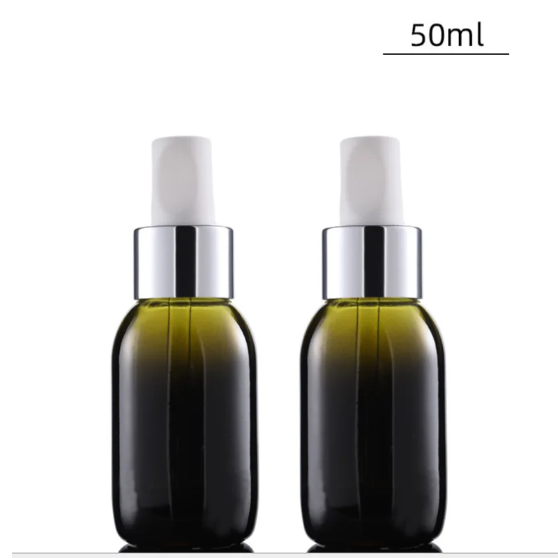 10pcs/lot 50ml glass skin care green essential oil bottle liquid essence dropper cosmetic travel sub-bottle
10pcs/lot 50ml glass skin care green essential oil bottle liquid essence dropper cosmetic travel sub-bottle