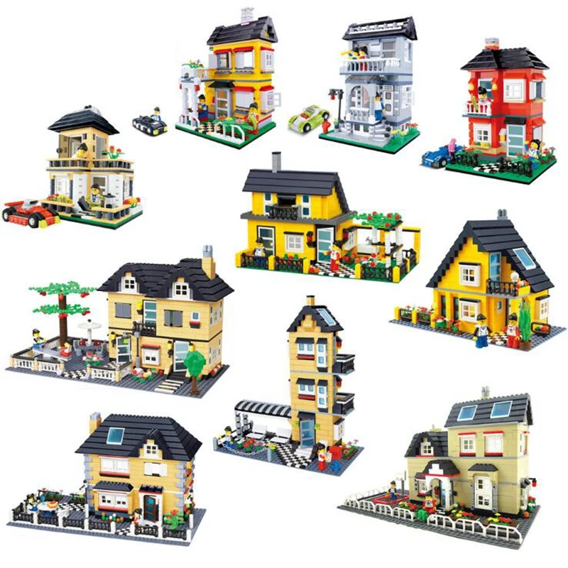 DIY hot sale Street Creation Architecture City Inn Village House Family Home Figures Car Building Blocks Educational Toys gifts
DIY hot sale Street Creation Architecture City Inn Village House Family Home Figures Car Building Blocks Educational Toys gifts