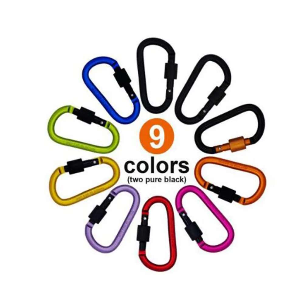 5pcs Bold 8Cm With Lock D-Type Carabiner Quick Hanging Carabiner Hanging Buckle Aluminum Alloy With Lock
5pcs Bold 8Cm With Lock D-Type Carabiner Quick Hanging Carabiner Hanging Buckle Aluminum Alloy With Lock